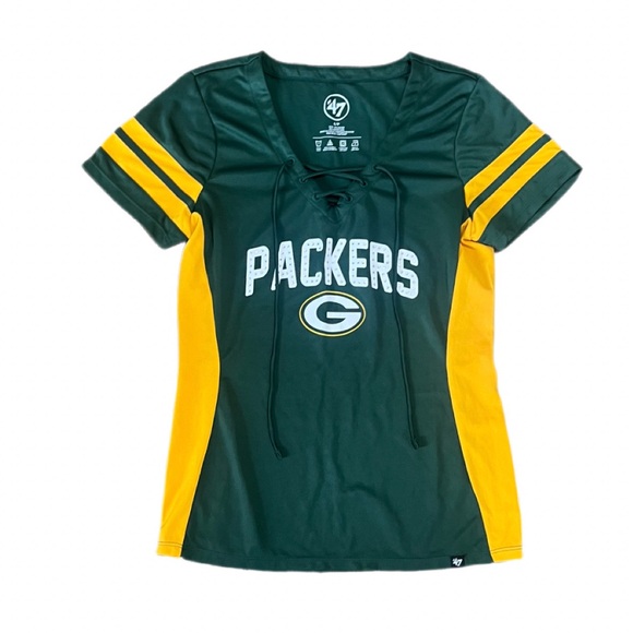 47 Tops - Women’s Green Bay Packers Fitted Jersey